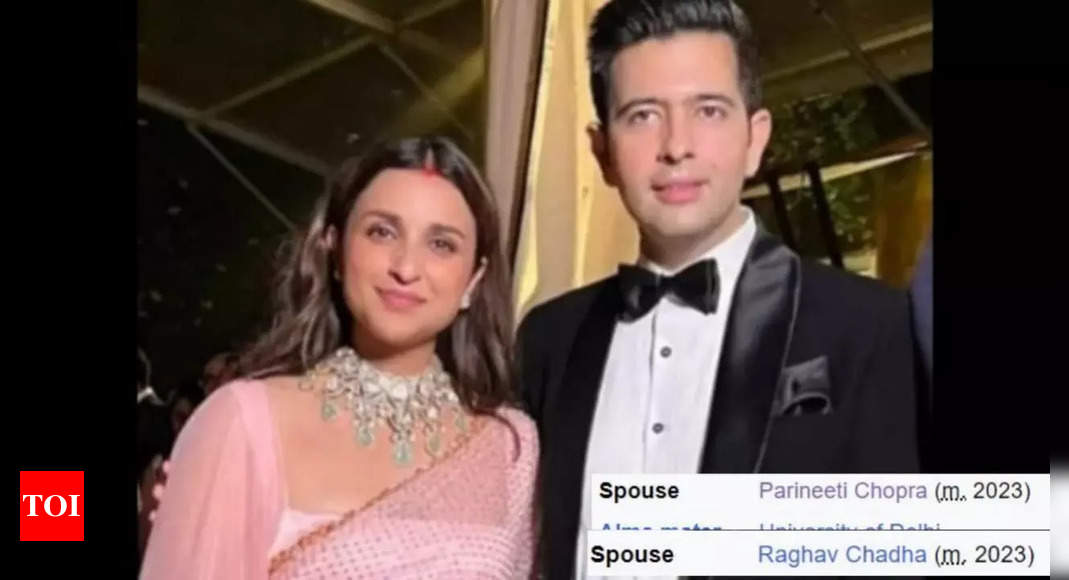 Wikipedia changes Parineeti Chopra and Raghav Chadha’s relationship status – See inside | Hindi Movie News