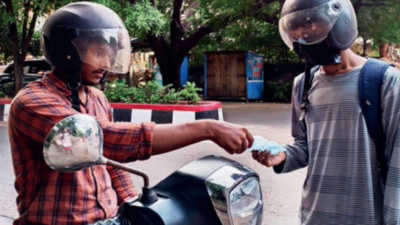 Stinky helmets ruin rides for Bengaluru bike-taxi users