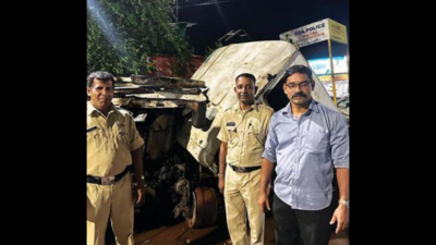Goa man held for stealing trailer truck from police custody