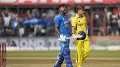 IND vs AUS: Ahead of World Cup, Shreyas Iyer plays a crucial knock