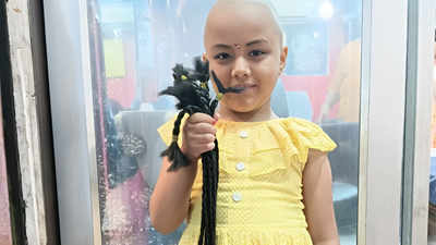 Heartwarming! Five-year-old girl from Tripura donates hair to a cancer patient