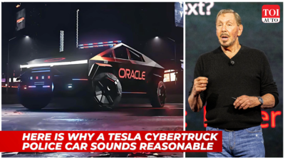 Tesla Cybertruck next-best fit for police duty: Oracle unveils Cybertruck cop car concept