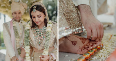 Parineeti Chopra's wedding lehenga took 2500 hours to make - Times