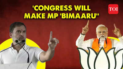 Congress will make Madhya Pradesh 'bimaaru', if voted to power, says PM Modi