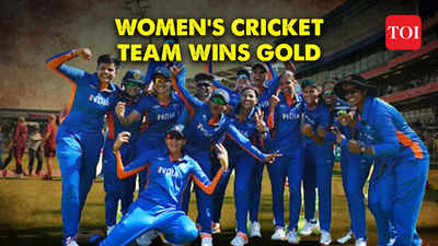 Indian women's cricket team wins historic gold at Asian Games