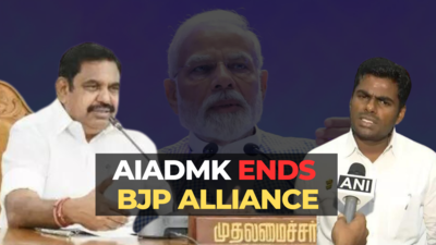 BREAKING: AIADMK breaks alliance with BJP-led NDA in Tamil Nadu, workers burst crackers in Chennai