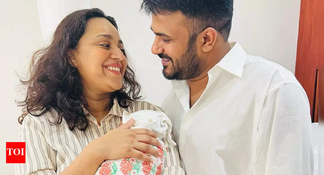 Swara Bhasker, Fahad Ahmad blessed with a baby girl, they name her Raabiyaa – Pics inside | Hindi Movie News