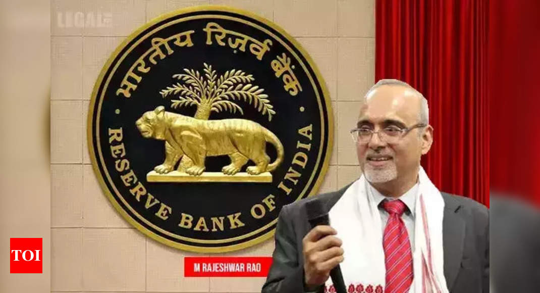 Govt approves one-year extension to RBI deputy governor Rajeshwar Rao – Times of India