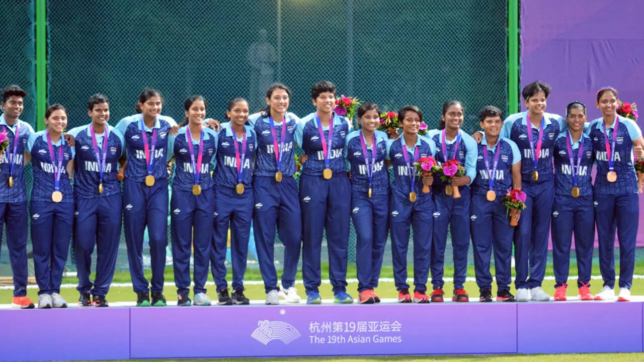Asian Games: Indian women's cricket team wins gold in their maiden  appearance | Asian Games 2023 News - Times of India