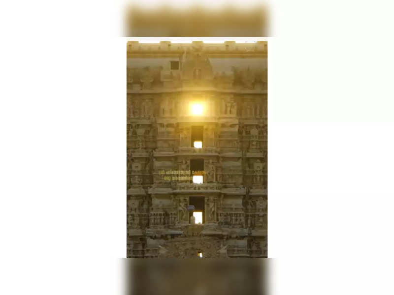 Shashi Tharoor's picture of the Sun aligned perfectly with a temple's windows goes viral