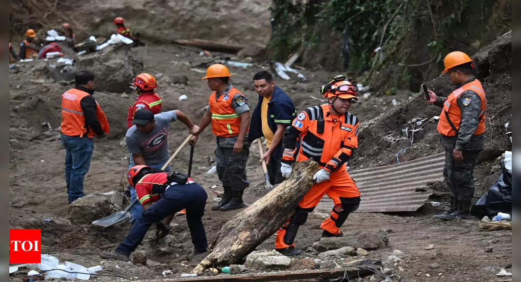 Landslide: At least 3 people are killed and 15 are missing in a landslide in Guatemala