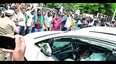 Cauvery water row: BJP holds protest on B’luru-Mysuru NH