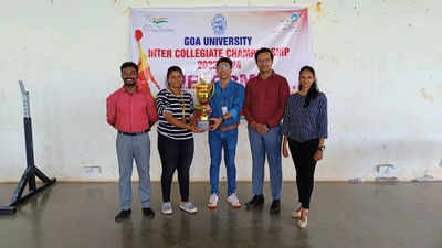 Don Bosco College Panaji women’s team emerged winners at inter collegiate powerlifting championship