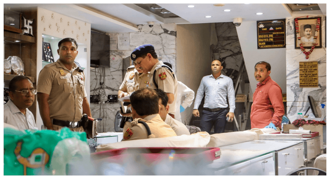 Delhi Jewellery Robbery Rs 20 Crore Worth Jewellery Heist From Shop In delhi-jewellery-robbery-rs-20-crore-worth-jewellery-heist-from-shop-in