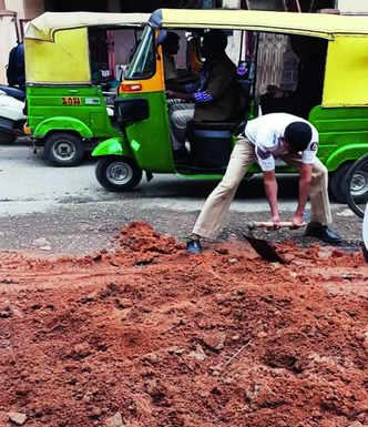 Anybody home? ‘BBMP not responding to our pleas to fix bad roads’