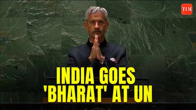 External Affairs Minister S. Jaishankar's UN Address: From 'Namaste from Bharat' to 'India that is Bharat'