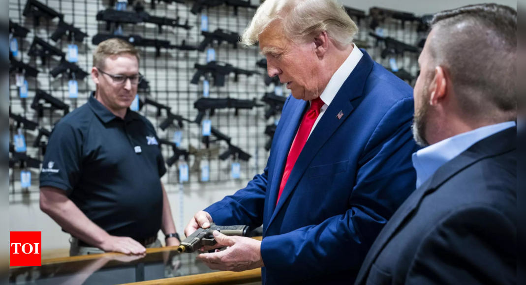 Store: Trump tells a gun store he’d like to buy a Glock, raising legal questions