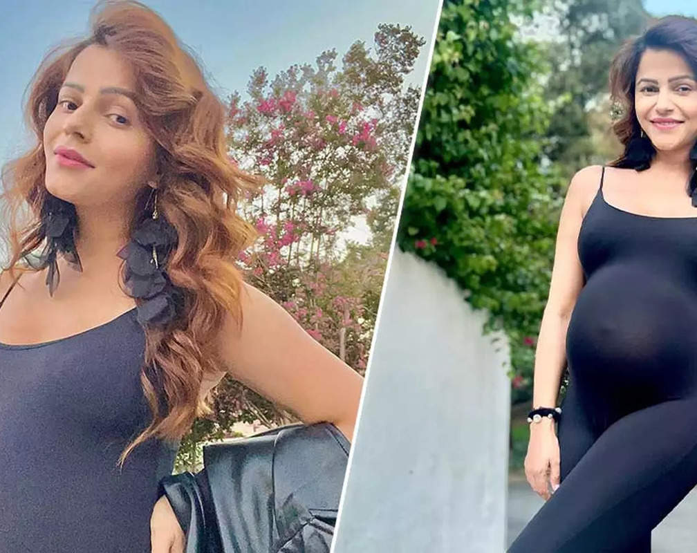 
Mom-to-be Rubina Dilaik flaunts her fully grown baby bump in black bodysuit
