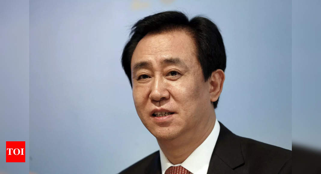 China puts Evergrande’s billionaire founder under police control – Times of India