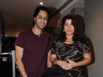 Salim Merchant with wife