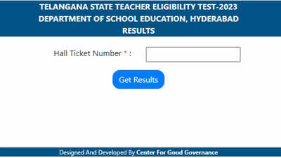 Telangana TS TET Results 2023 announced @ tstet.cgg.gov.in; Direct link here