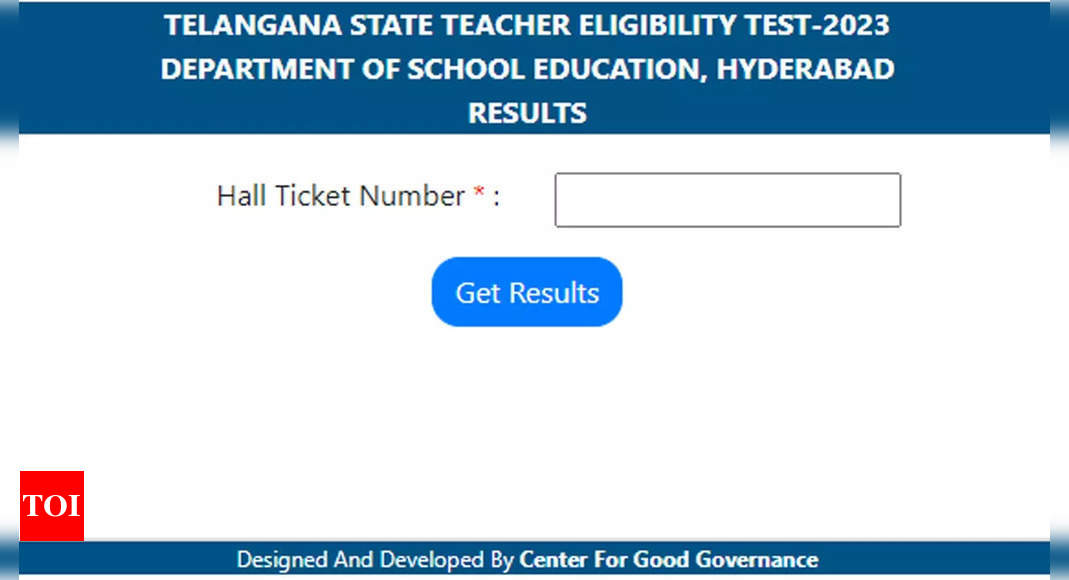 Telangana TS TET Results 2023 announced @ tstet.cgg.gov.in; Direct link here