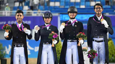 Living a lonely life, an unknown bunch and their steeds give India its first equestrian gold since 1982