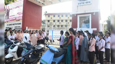 Mangaluru college takes a lead in sustainability with zero vehicle day in campus
