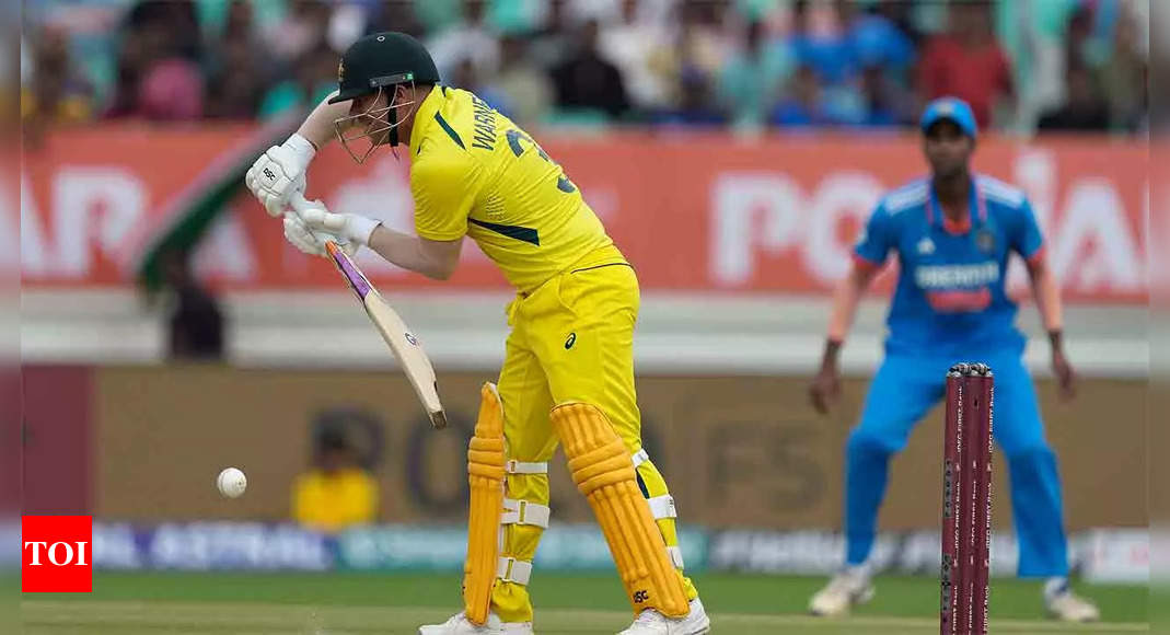 IND vs AUS 3rd ODI Highlights: Australia deny India a clean sweep with 66- run victory - The Times of India