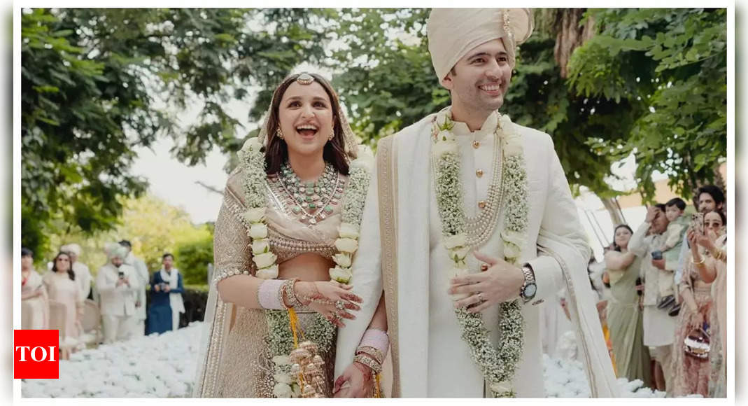 帕里尼蒂·乔普拉 (Parineeti Chopra) 和拉加夫·查达 (Raghav Chadha) 的婚礼实行“无礼物”政策；  Shagun 信封严格来说只有 11 卢比 | 印地语电影新闻