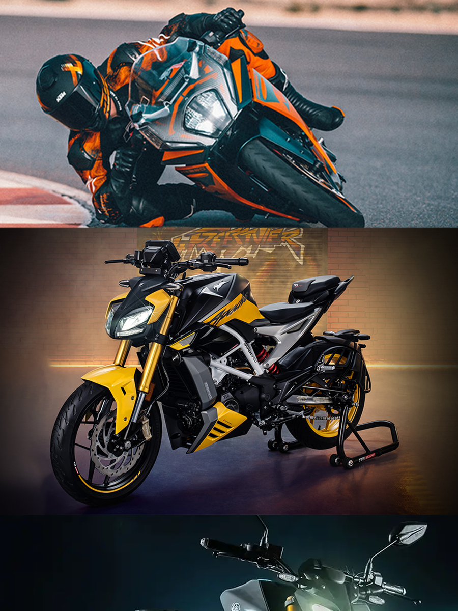 7 Bikes Under 4 Lakh With Traction Control System, yamaha r15, mt15