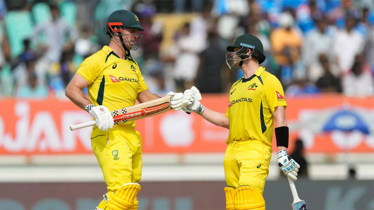 3rd ODI Australia ride on four half-centuries to score 352 for 7 against India Cricket News