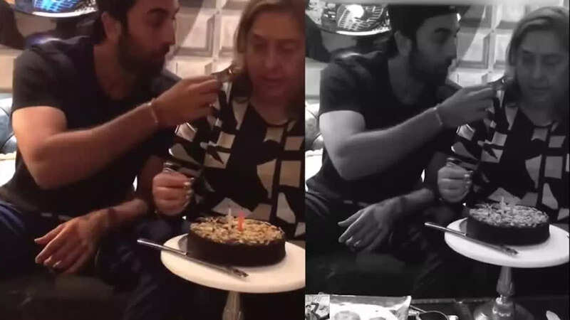 Ranbir Kapoor celebrates his 41st birthday with aunt Rima Jain, cuts ...