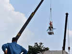 ​Ganesh Visarjan 2023: Devotees Immerse Idols in Water to Mark Festival's Final Day and Bid Farewell to Lord Ganesha ​