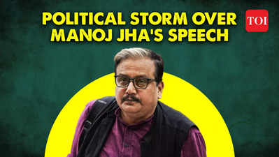 Watch: Poem read out by Manoj Jha in Parliament sparks major row, critics call him 'anti-Thakur'