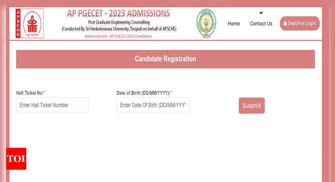 AP PGECET 2023 Phase 2 Counselling Registration Begins: Apply Before ...