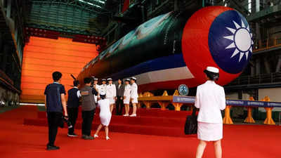Taiwan unveils submarine dubbed 'sea monster' amid invasion fears; idiotic nonsense, says China