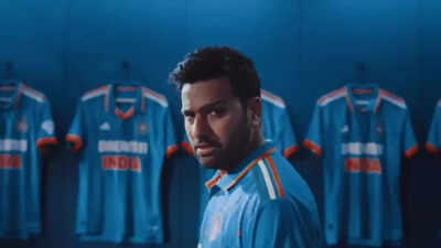 Indian cricket team's striking new jerseys for ICC World Cup 2023