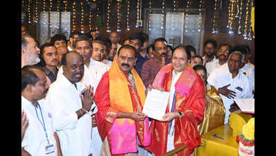AJ Sekhar Reddy sworn in as Tirumala trust's LAC president for Tamil Nadu and Puducherry