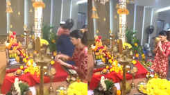 Watch: Sanjana Sanghi offers prayers to Ganpati Bappa at T-Series office