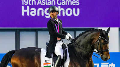 Anush Agarwalla adds individual dressage bronze to India’s team gold