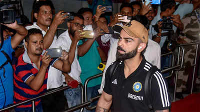 Watch: Team India arrives in Guwahati ahead of World Cup warm-up game against England