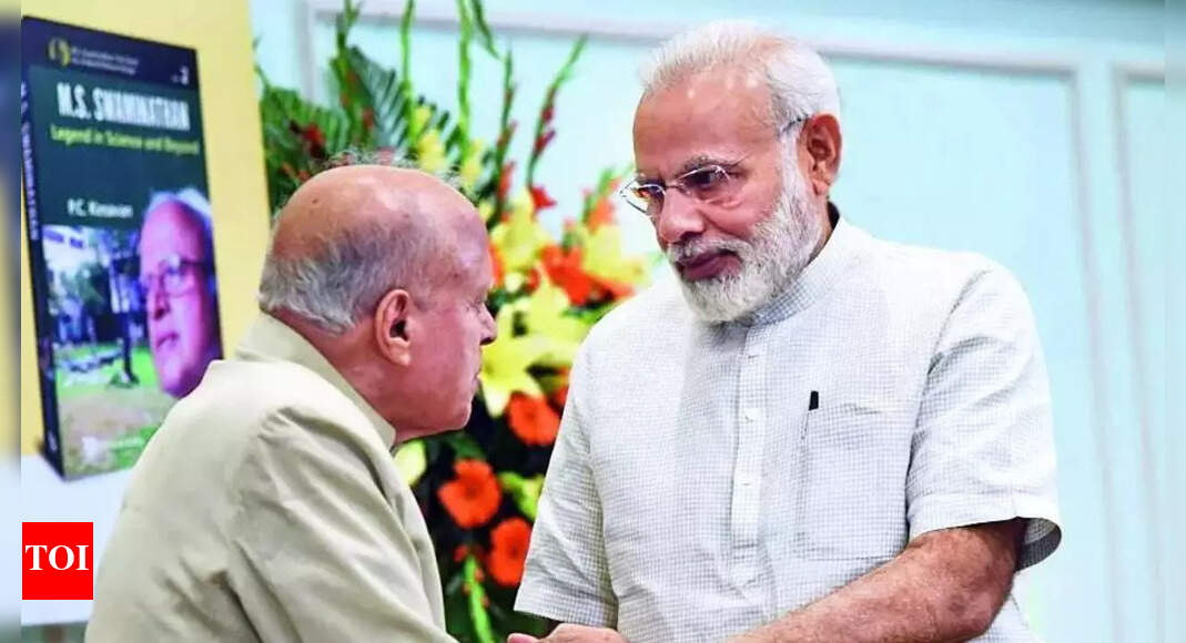 PM Modi says MS Swaminathan's work transformed lives of millions ...