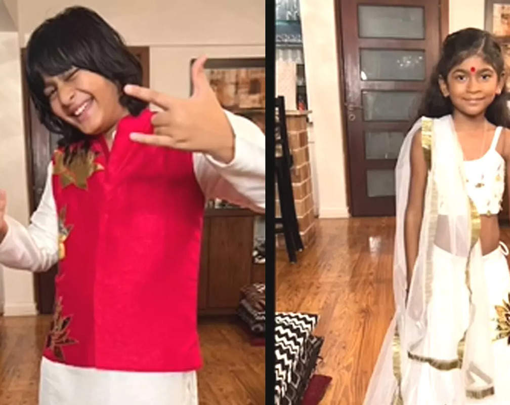
Mandira Bedi drops a video of her kids donning 'gorgeous clothes' for Ganesh festival
