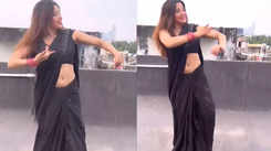 Monalisa shares a video grooving to a trending song as she gets ready for Durga Puja