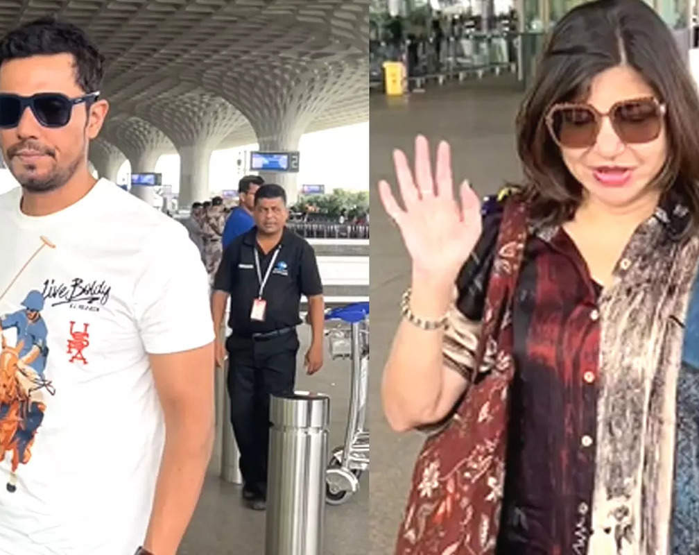 
From Randeep Hooda to Alka Yagnik, Bollywood stars clicked at Mumbai airport
