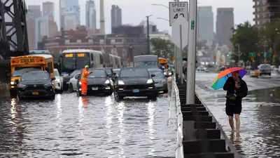 Record-breaking rain: Mass flooding in New York, more rain expected on Saturday