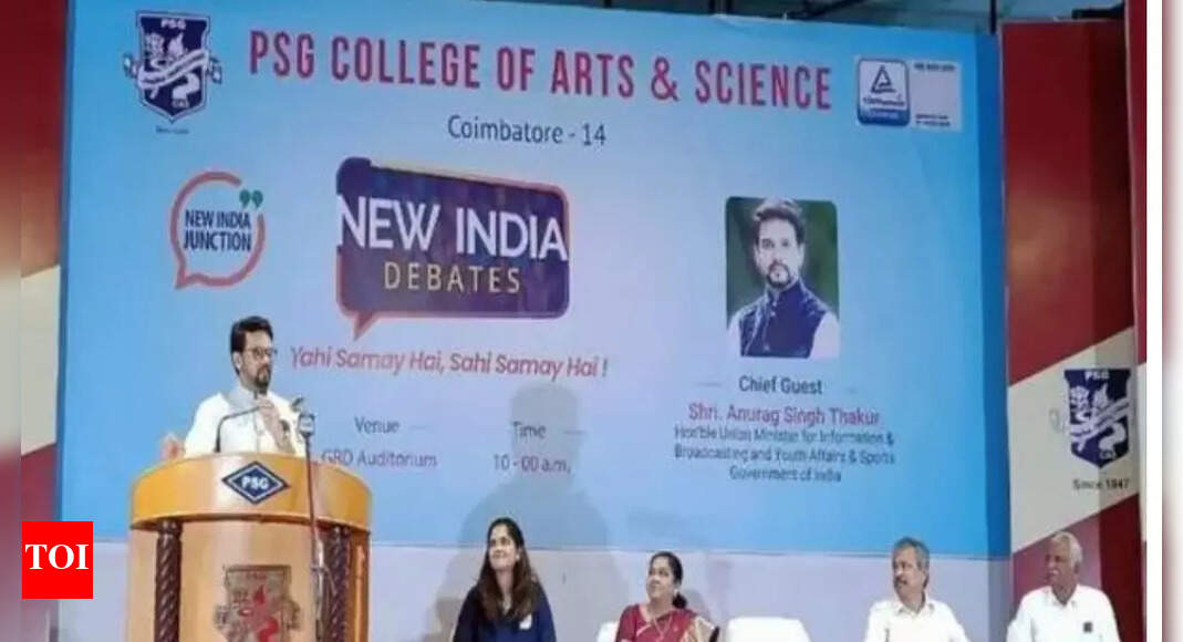 ‘New India Debates’ launched to engage youth in nation-building, event held in universities follows ‘unique format’ | India News – Times of India