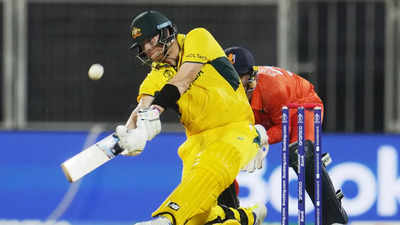 Australia's Steve Smith and Mitchell Starc star in rain-hit World Cup warm-up game