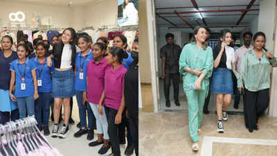 Watch: Namrata Shirodkar and Sitara shine as the ultimate mother-daughter duo at an event in Hyderabad